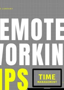 Remote Working Tips Instagram Carousel Social Media Template