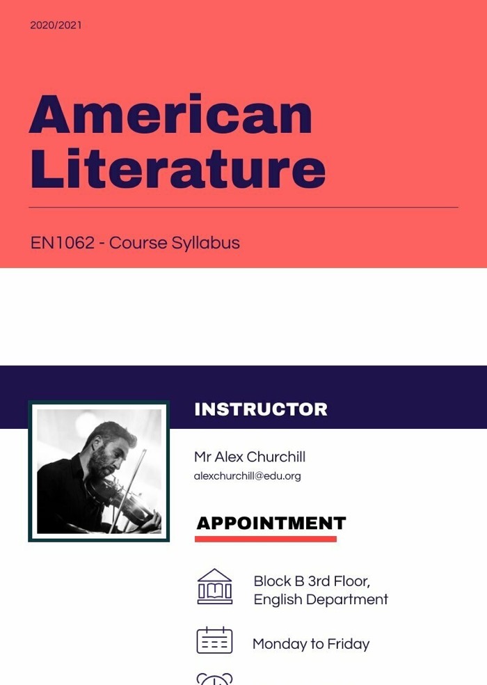 course syllabus template