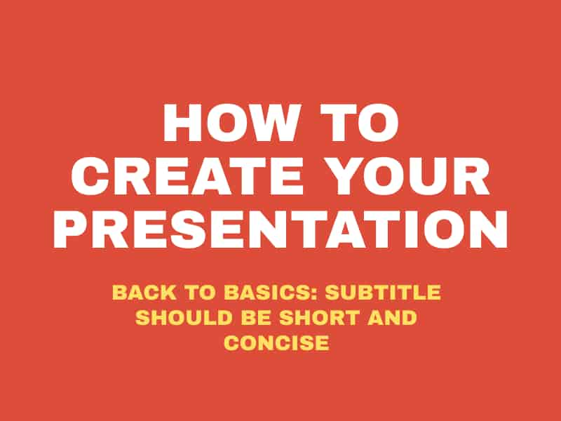 template for how to create a class presentation, 