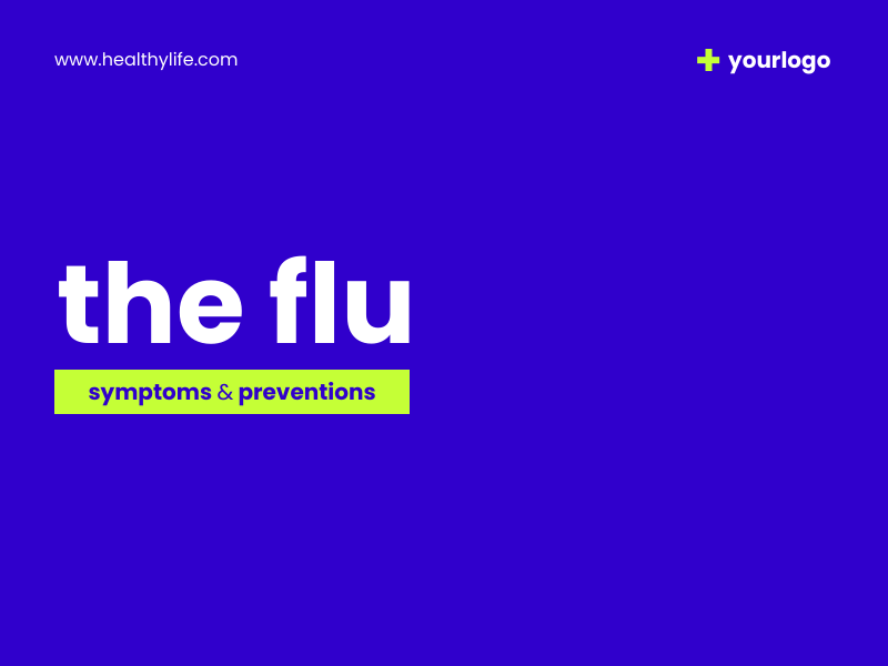 cover photo of the presentation about everything you need to know about the flu