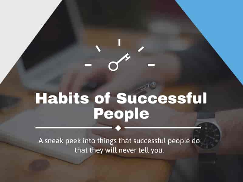 presentation template about habits of successful people
