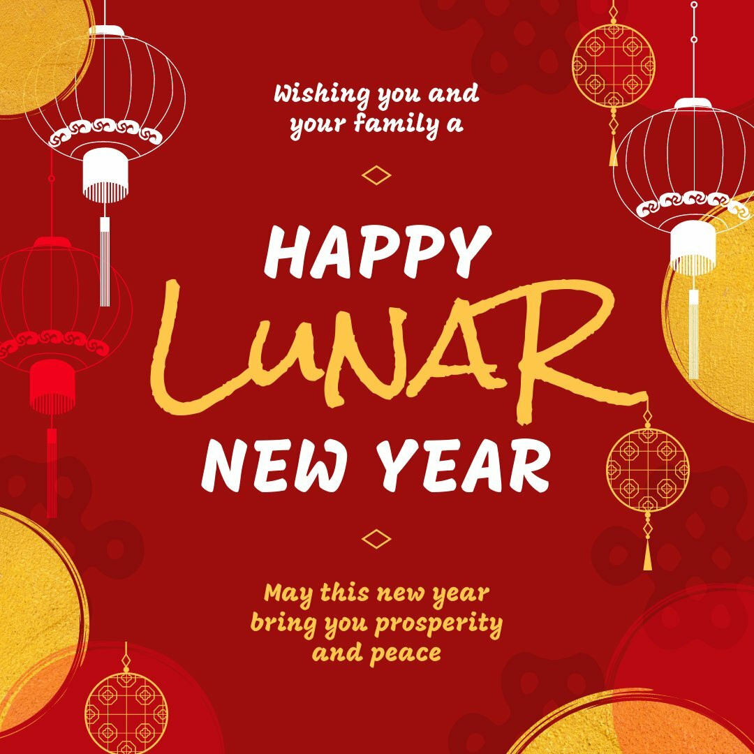 Lunar New Year Wishes Instagram Post
