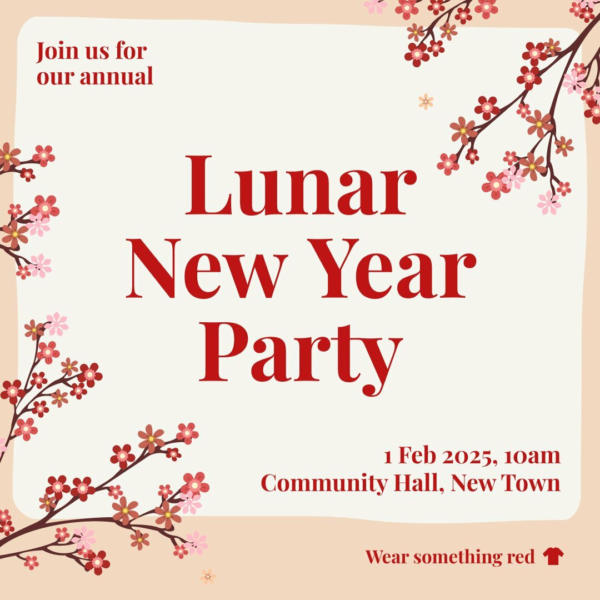 Lunar New Year Party Instagram Post