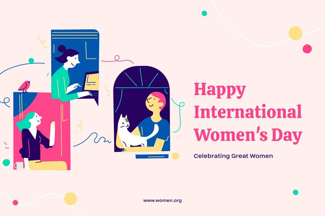 Happy International Women's Day LinkedIn Post