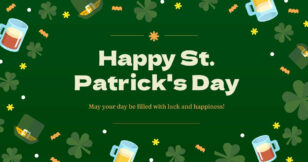 Happy St. Patrick's Day Facebook Post