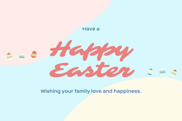 Easter Greetings LinkedIn Post