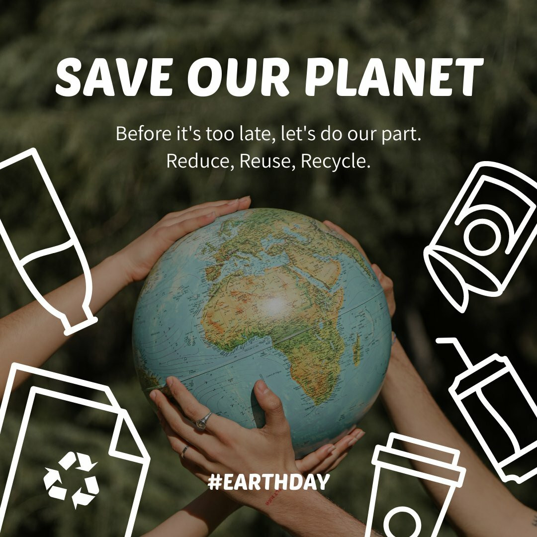 Save Our Planet Instagram Post