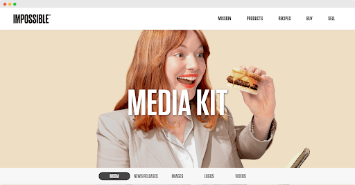 impossible foods business brand kit style guide