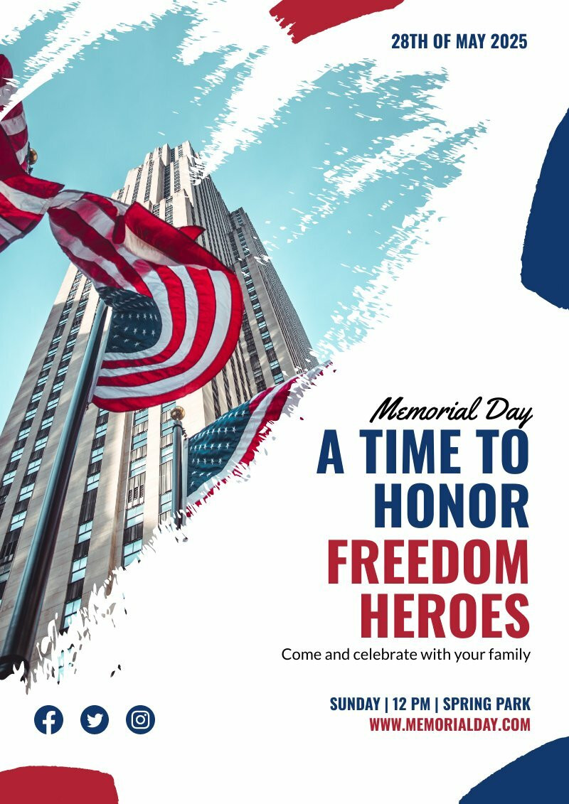 Honor Memorial Day Poster