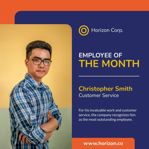 Employee of the month Instagram Post
