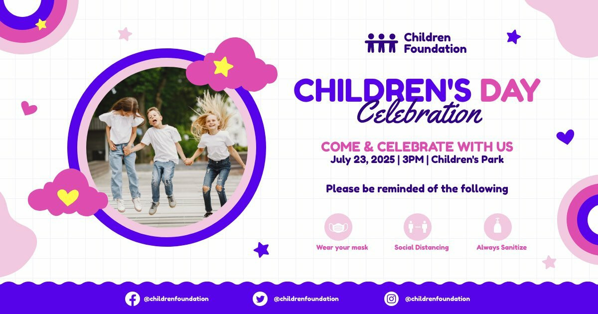 Children's Day Celebration Instagram Facebook Post