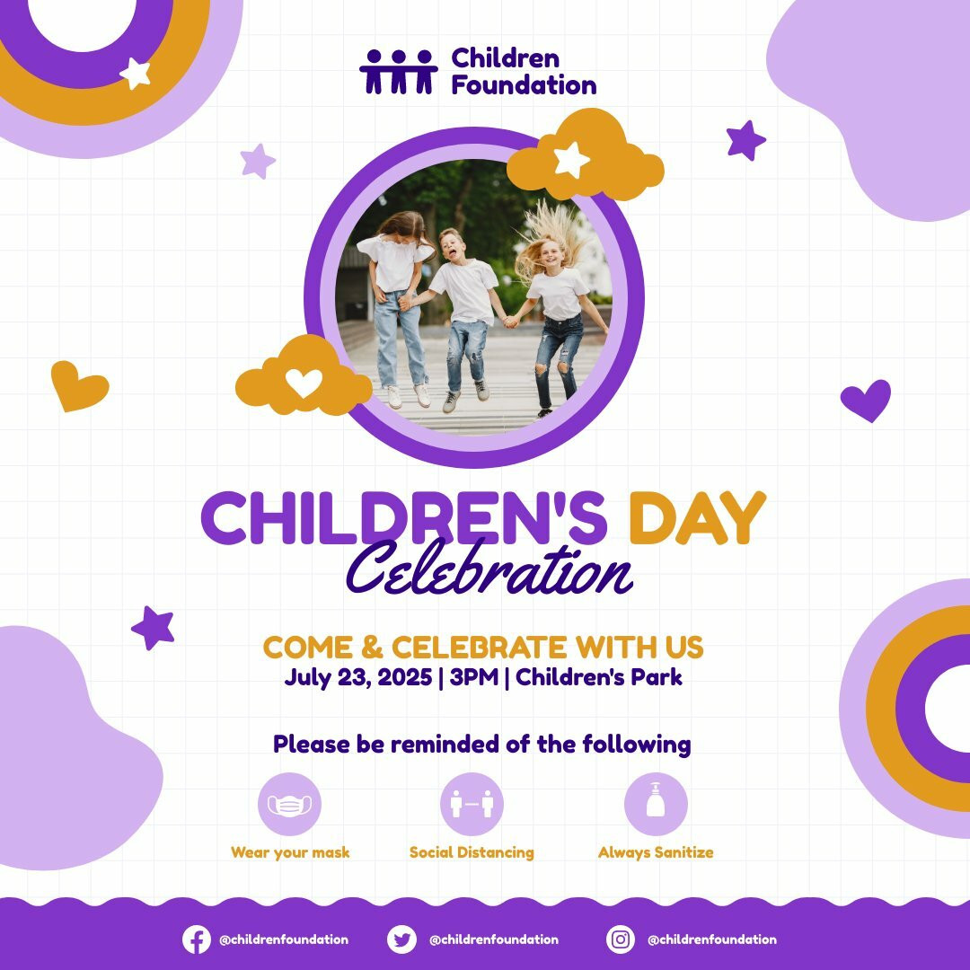 Children's Day Celebration Instagram Post