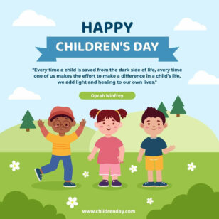 Happy Children's Day Instagram Post