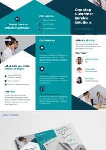 Business Company Trifold Brochure