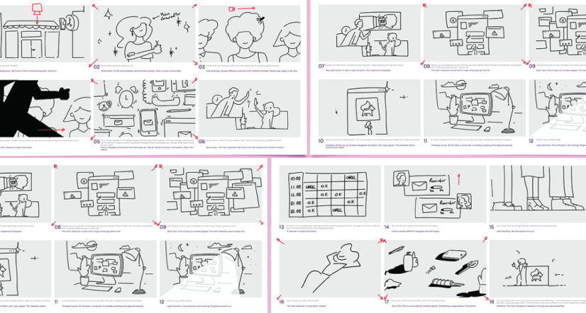 storyboard example for instructional video