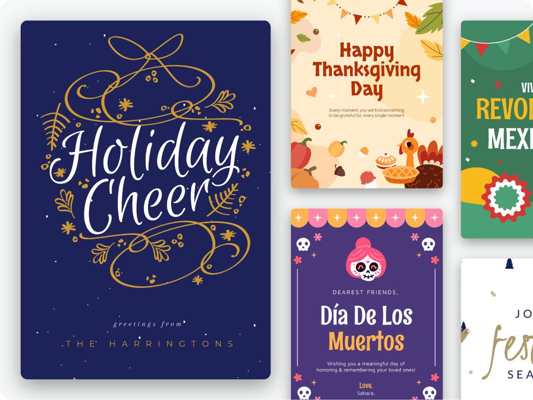 Free Card Maker  Design Online Greeting Card Templates