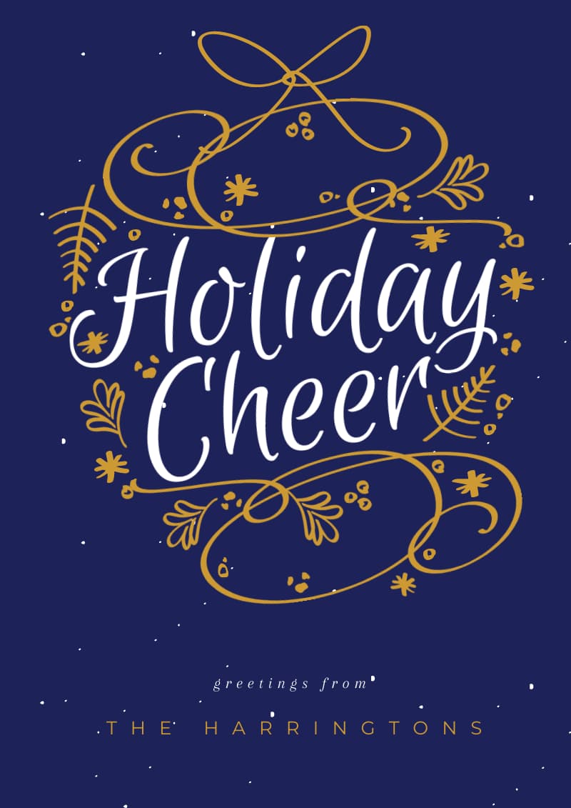 holiday card design