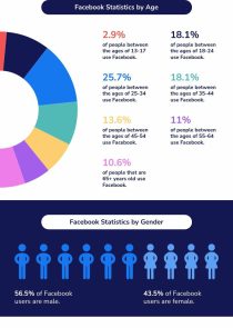 Facebook Statistics Pictogram