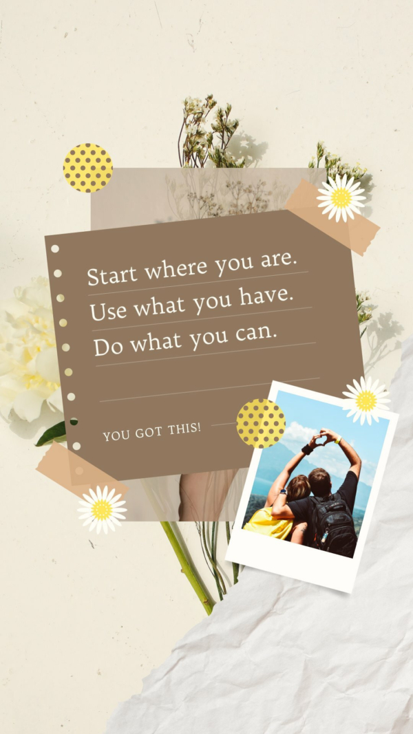 You Can Do It Quotes Instagram Story | Free Social Media Template ...