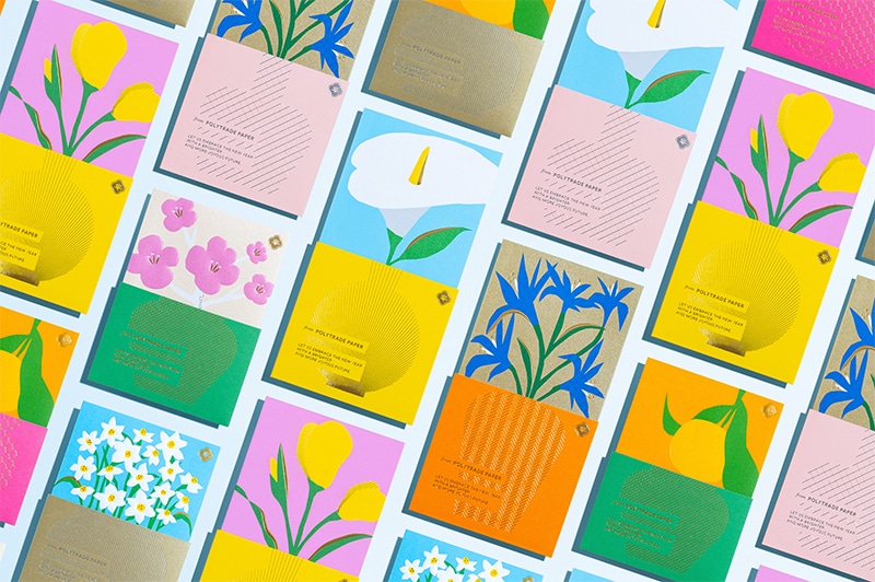 design with botanical background 2023 graphic design trends