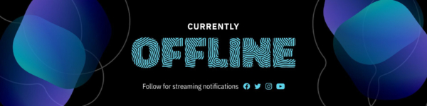 Black Twitch Banner