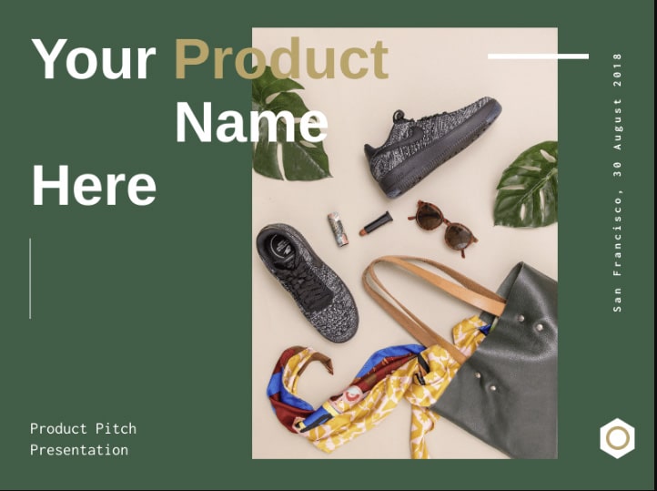 product pitch template