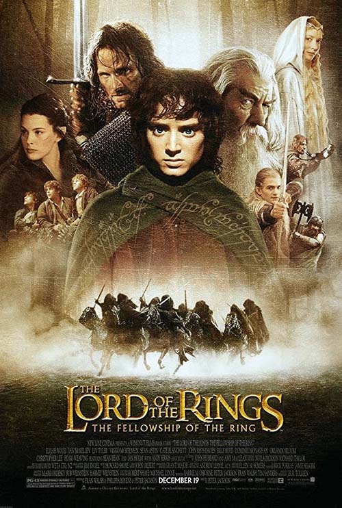 lord of the rings poster, fellowship of the ring, authentic poster examples