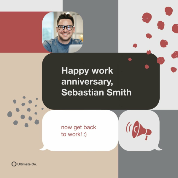 Happy Work Anniversary Funny Instagram Post