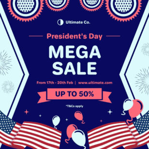 President’s Day Sale Instagram Post