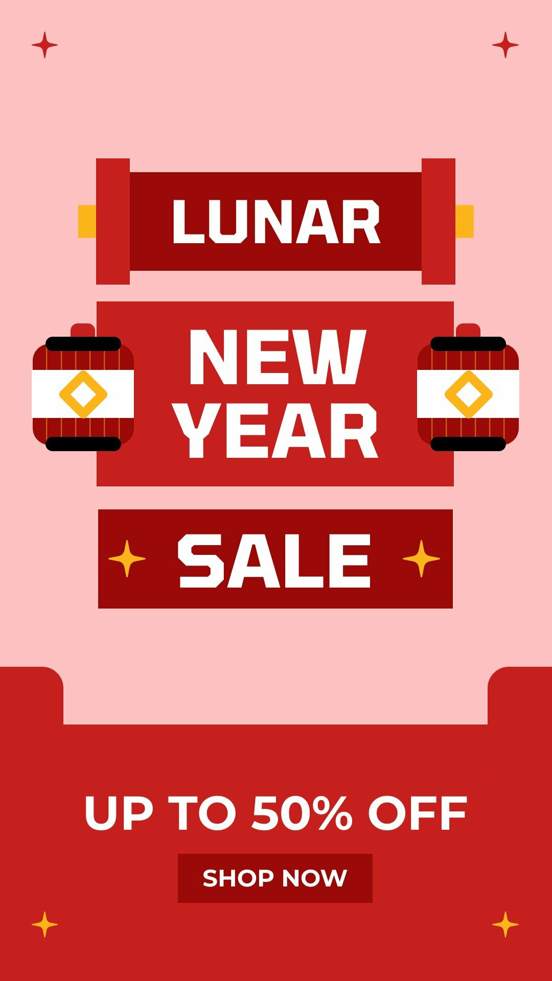 Lunar New Year Sale Instagram Story
