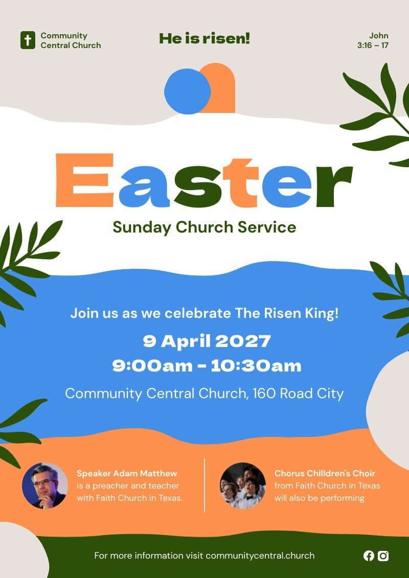 church easter poster