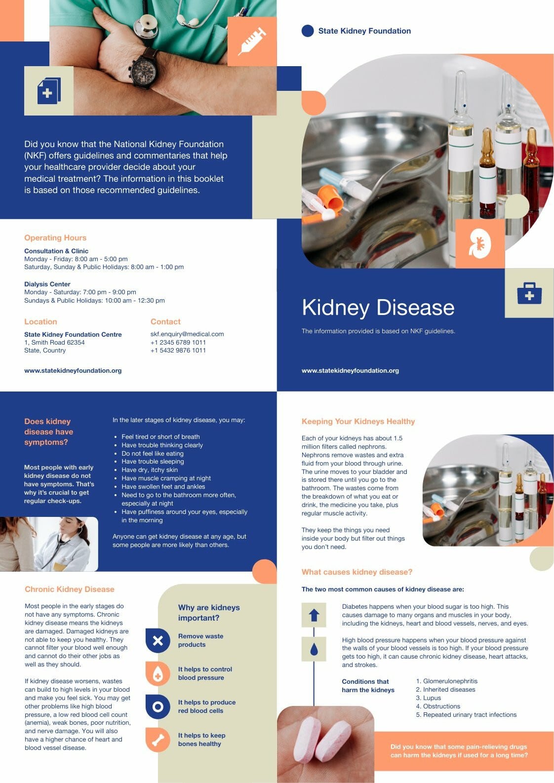 healthcare bifold brochure