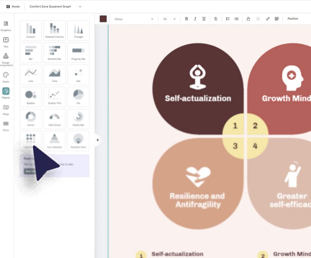 Criador de diagrama de Venn on-line