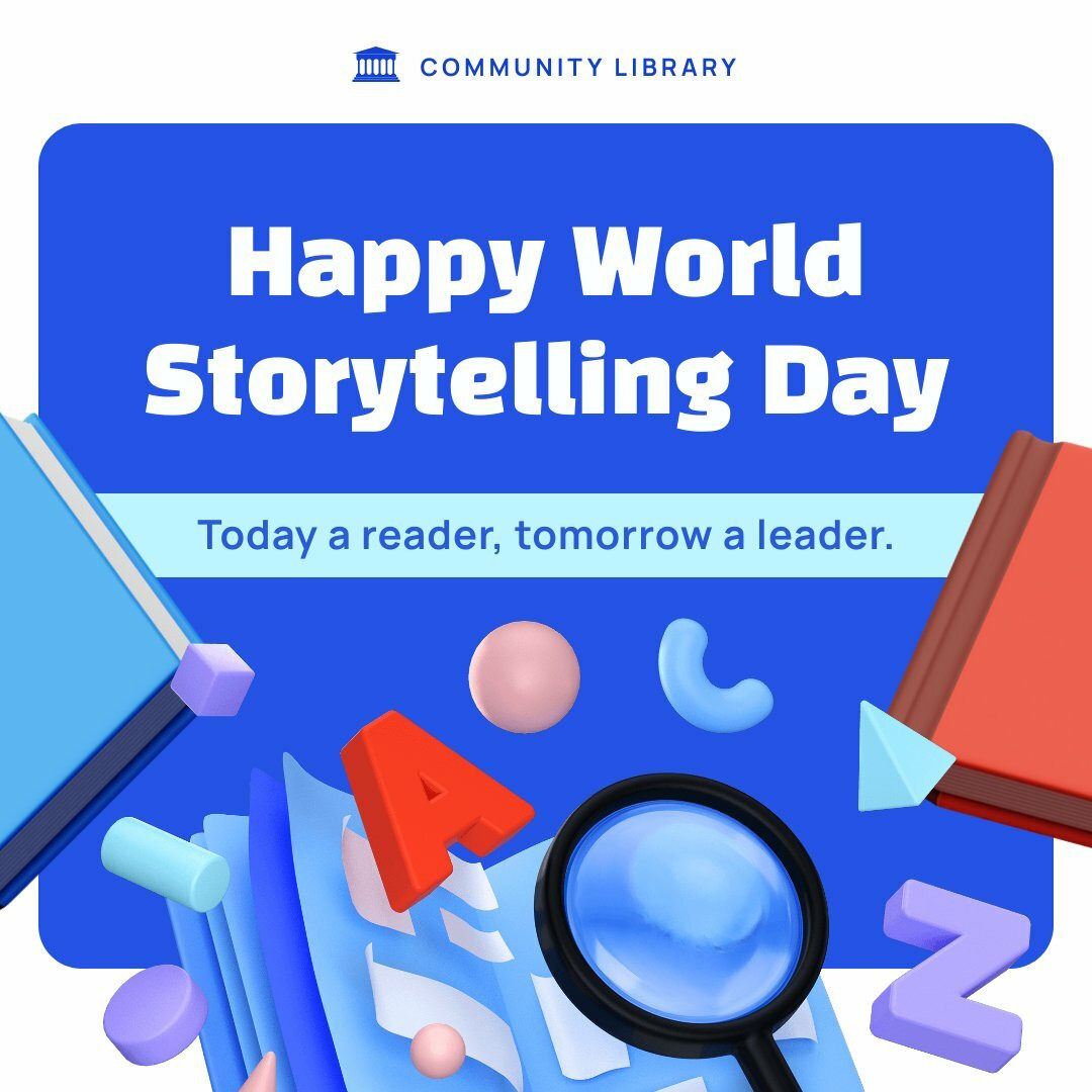 World Storytelling Day Wishes Instagram Post