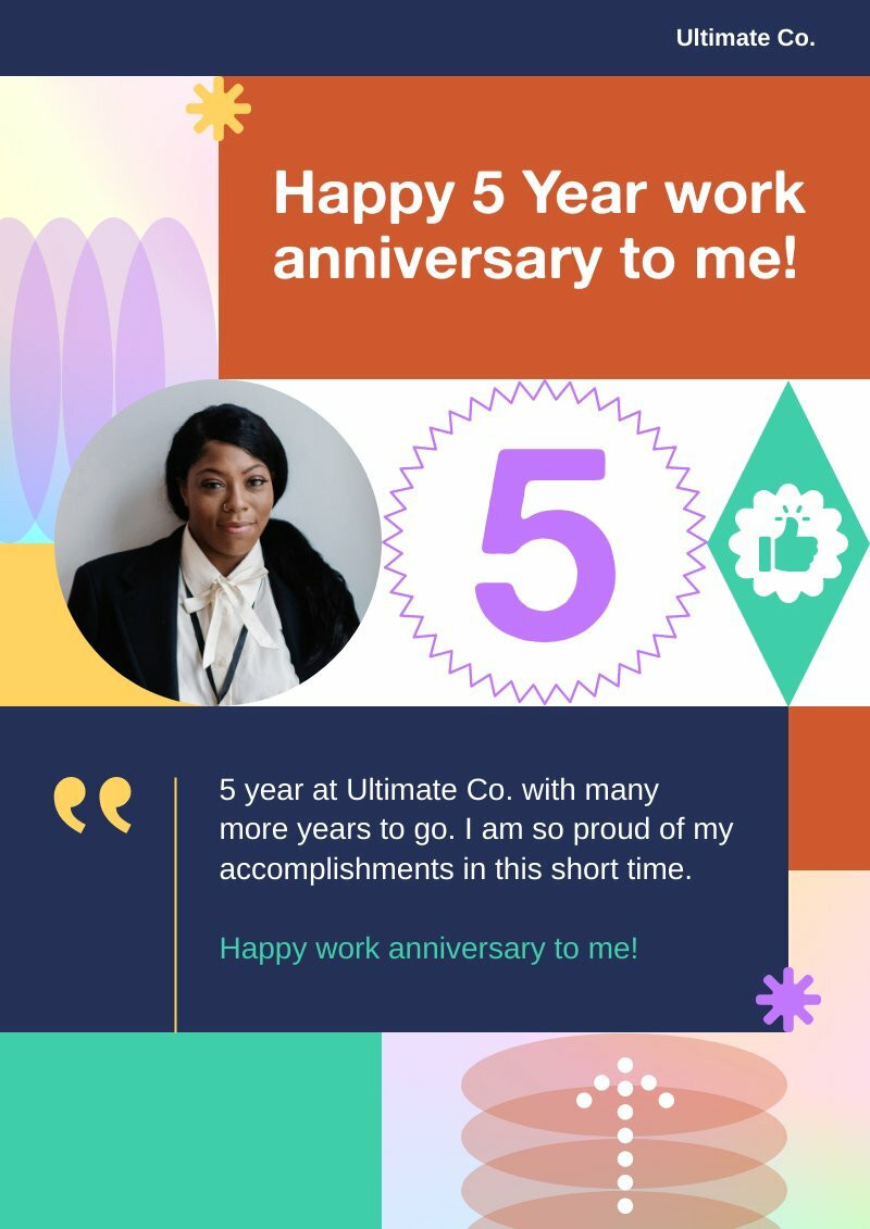 5 Year Work Anniversary Quotes for Self