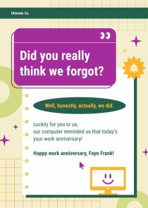 Funny Work Anniversary Quotes for Self