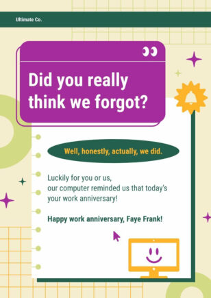 Funny Work Anniversary Quotes for Self