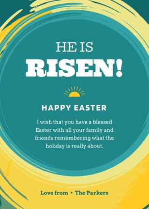 He is Risen Happy Easter