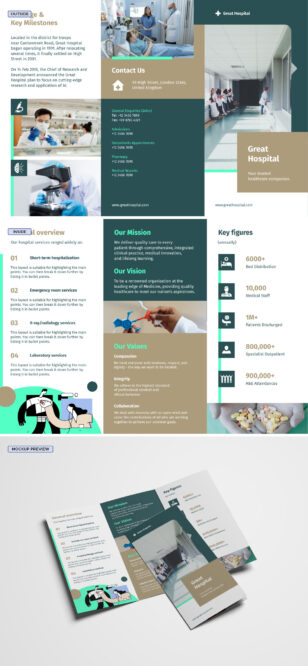 Health Services Trifold Brochure