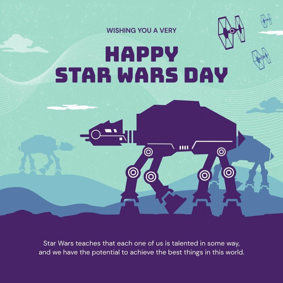 National Star Wars Day Instagram Post 