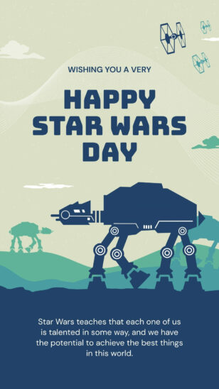 National Star Wars Day Instagram Story