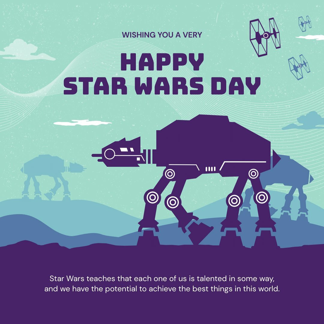 National Star Wars Day Instagram Post