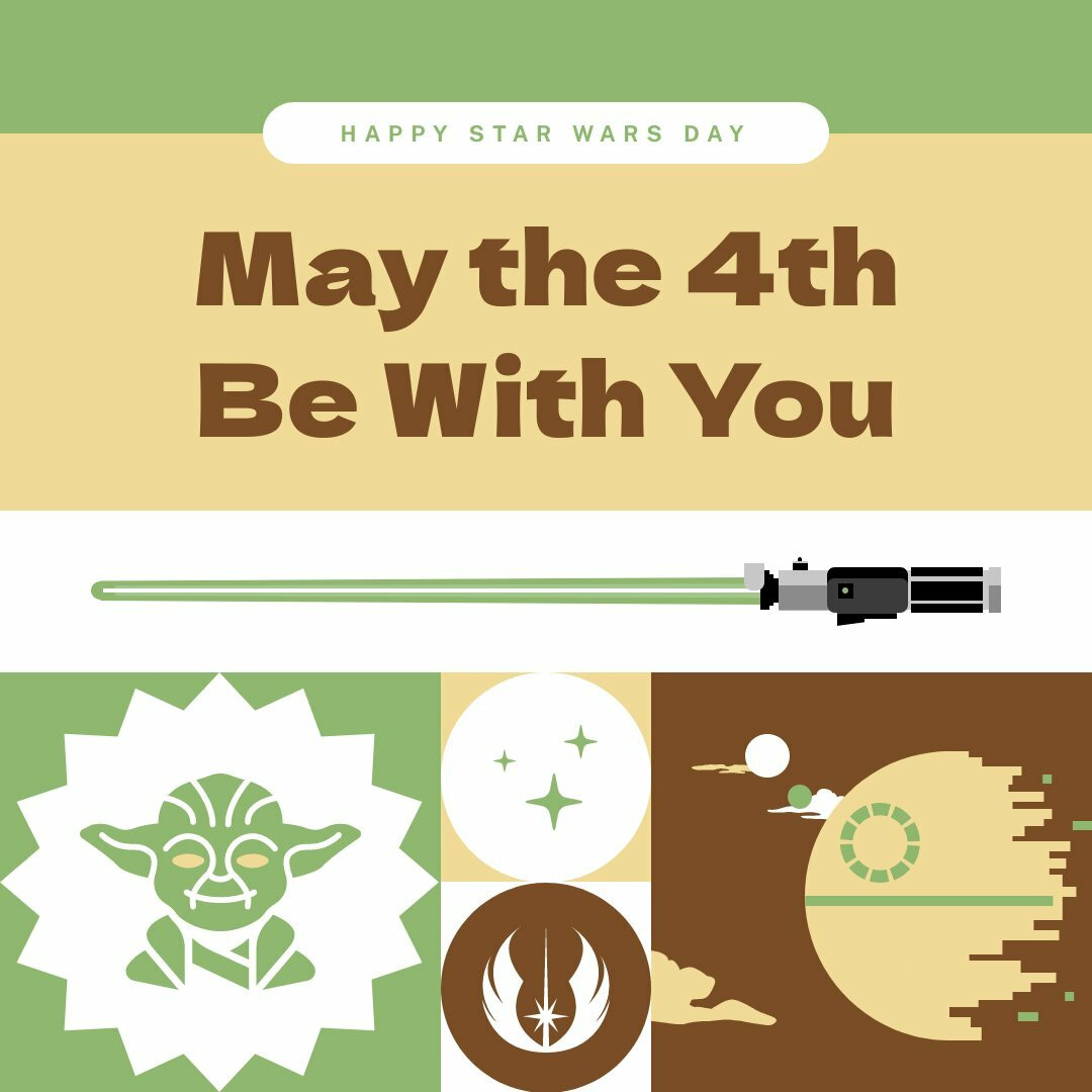 Yoda May the 4th Be With You Instagram Post