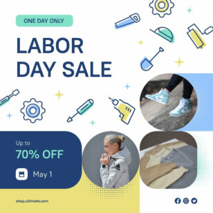 Labor Day Sale Deals Instagram Post