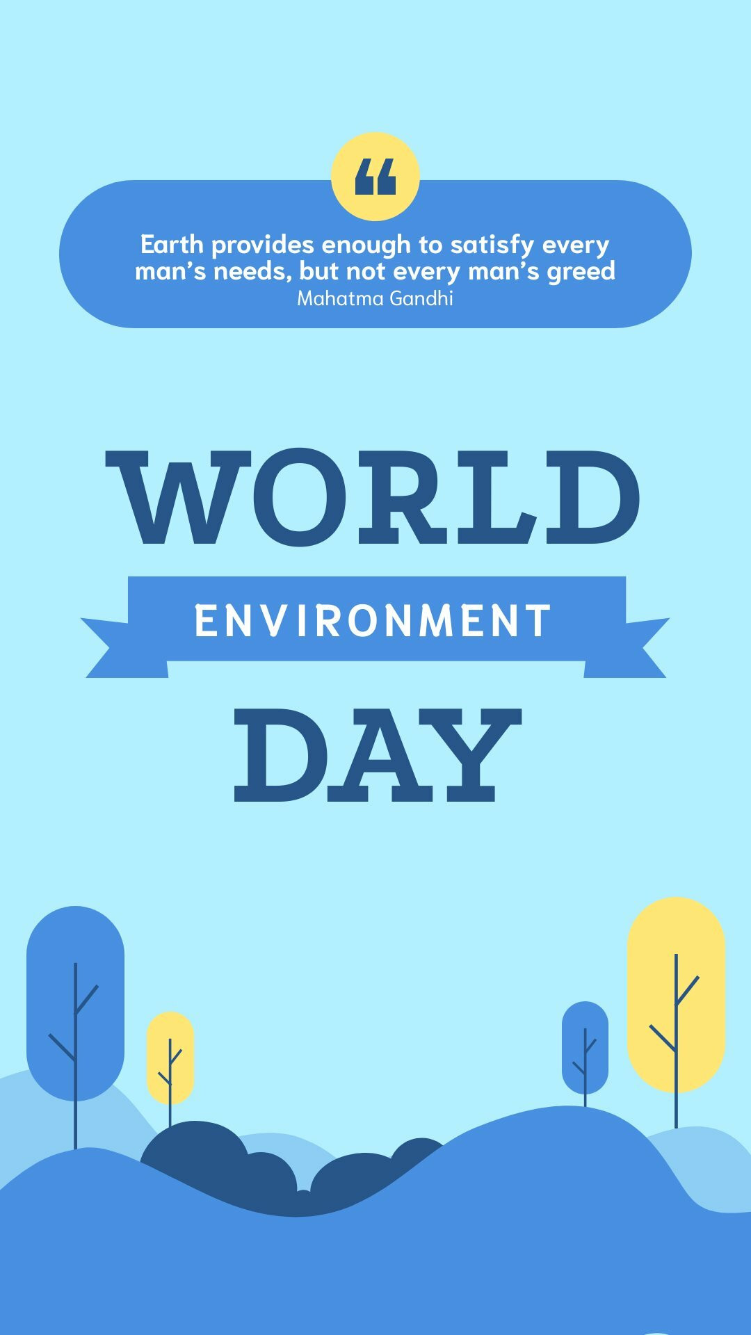 Environment Day Quotes Instagram Story