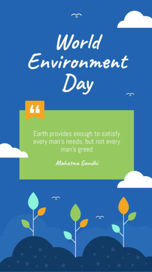 World Environment Day Quotes Instagram Story