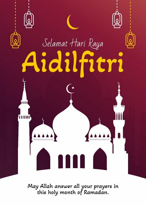 Modern Eid Card