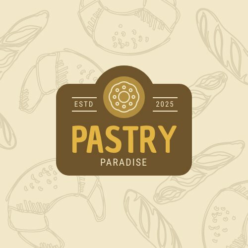 editable bakery logo