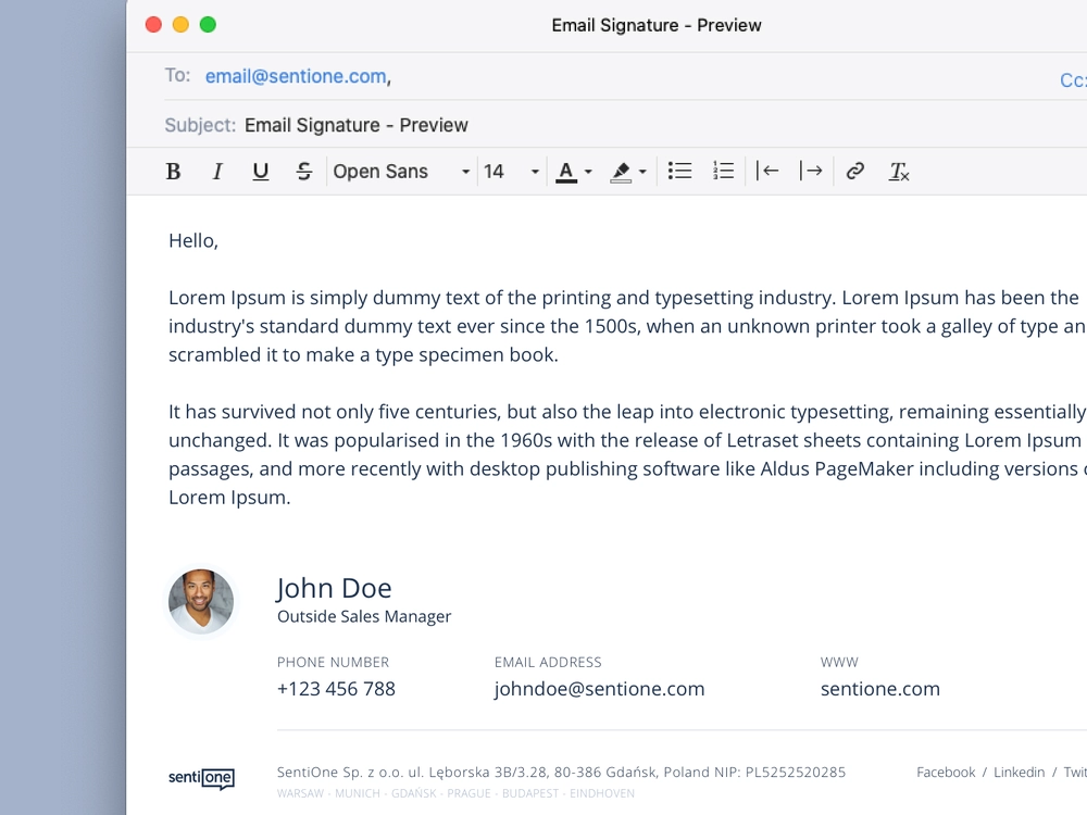 Lucid Floret Email Signature  BrandCrowd Email Signature Maker