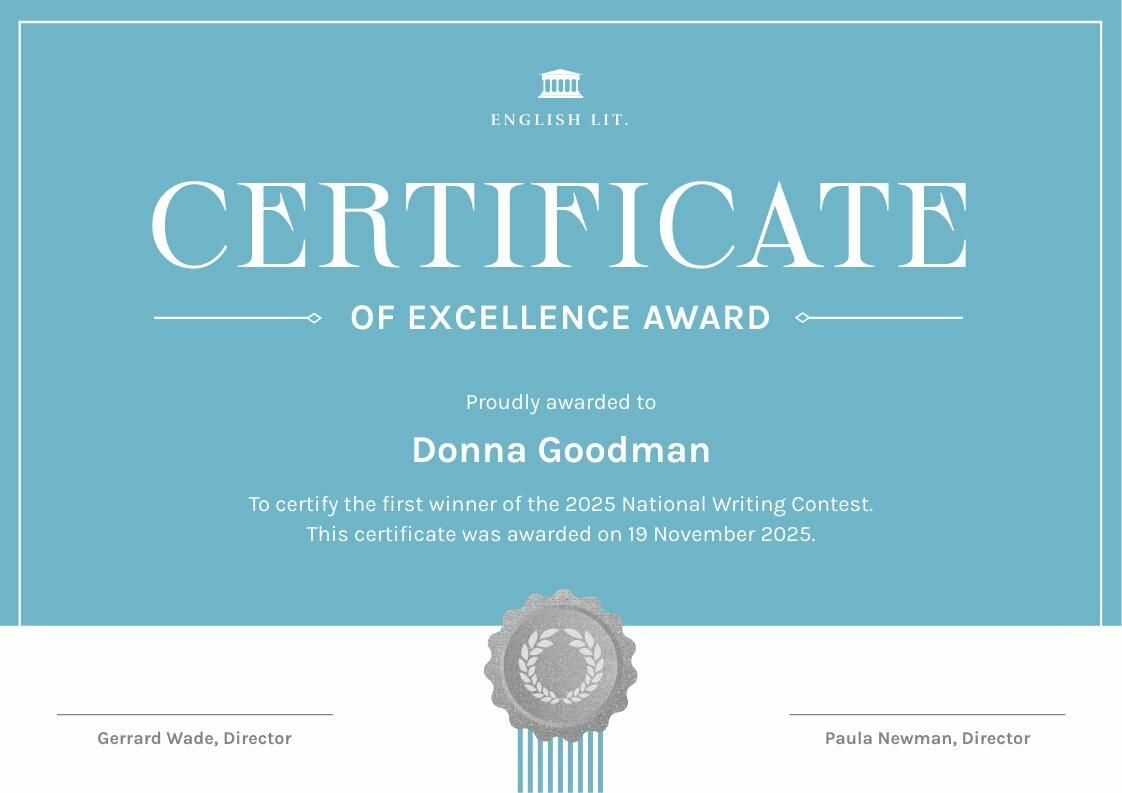 certificate of excellence award template you can customize and download